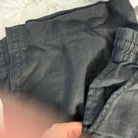 Tommy Bahama Black 100% Linen High Rise Easy Pants Sz S - Picture 3 of 8